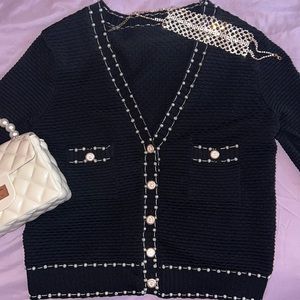 Black Pearl Tweed Jacket